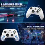 Xexvyrin Wireless White Xbox-Compatible Controller with Macros