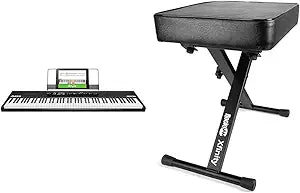 Alesis Recital 88-Key Digital Piano Bench Bundle