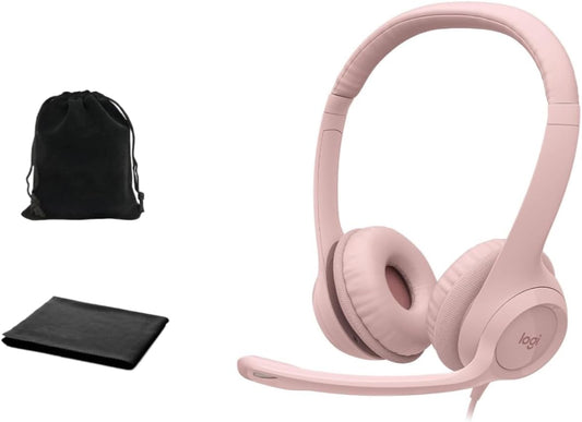 Logitech H390 USB COMPUTER HEADSET Noise Cancelling Mic