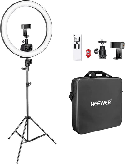 Neewer 10095061 16-inch LED Ring Light Kit with Stand