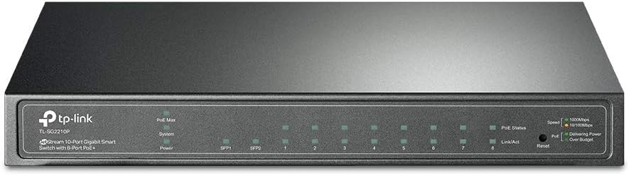TP-Link TL-SG2210P 8-Port Gigabit Smart Managed PoE Switch