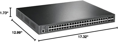 TP-Link TL-SG3452P 48-Port Gigabit PoE+ Managed Switch