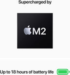 Apple MLY33LLA MacBook Air 2022 M2 8GB 256GB SSD - Renewed