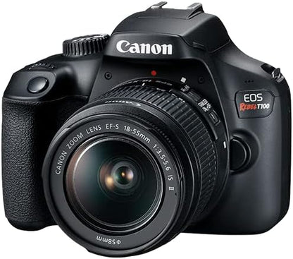 Canon 2628C003AA EOS Rebel T100: DSLR Kit, Lens, 64GB (Renewed)