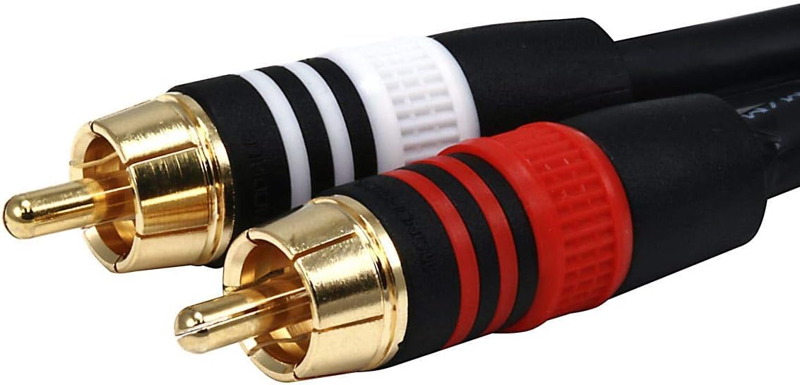 Monoprice 105598 6ft Premium 3.5mm to 2RCA Cable