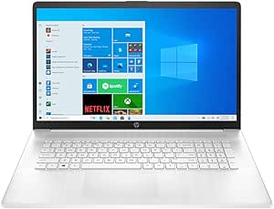 HP 3T000AV-25251-R 17t-cn000 Snow White Laptop (Renewed)