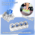 Outemu Blue Clicky Mechanical Keyboard Switches, 150-Pack