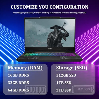 Delca MSI Cyborg A15 Ryzen 9 RTX 5060 Gaming Laptop