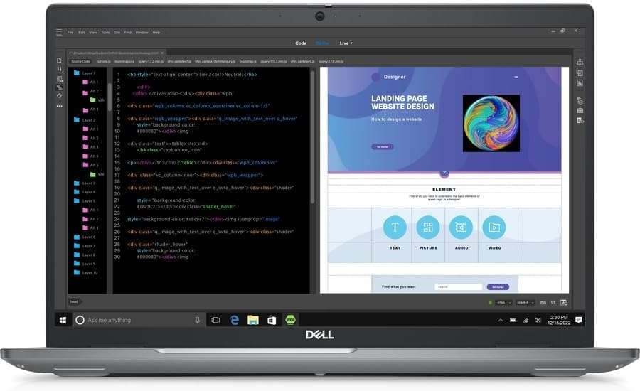 Dell 3580 Precision 3000 15.6" i7 Laptop - Windows 11 Pro