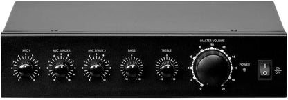 Monoprice 118800 3-Channel 60W 70/100V Mixer Amplifier