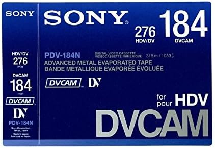 Sony PDV-184N/3 DVCAM Cassette Tape — main product image