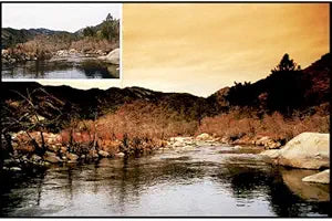 Cokin Z663 Flou Orange Graduated Filter - Hard Edge