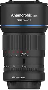 Sirui 50mm F1.8 1.33X Anamorphic Lens L-Mount