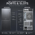 NEXVANT Dell Tower Plus EBT2250 Prebuilt Gaming Desktop PC