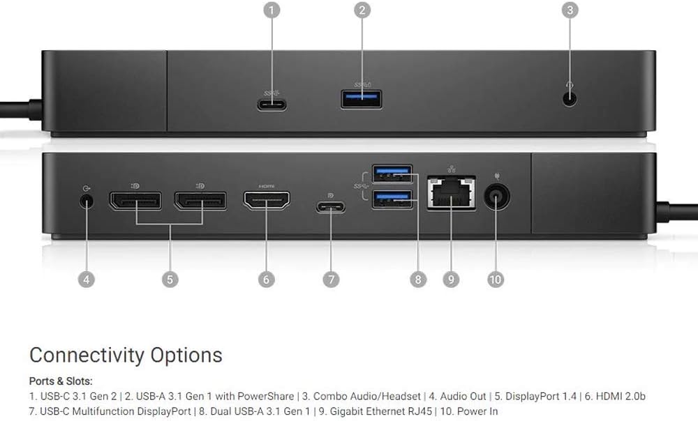 Dell WD19 130W USB-C Docking Station
