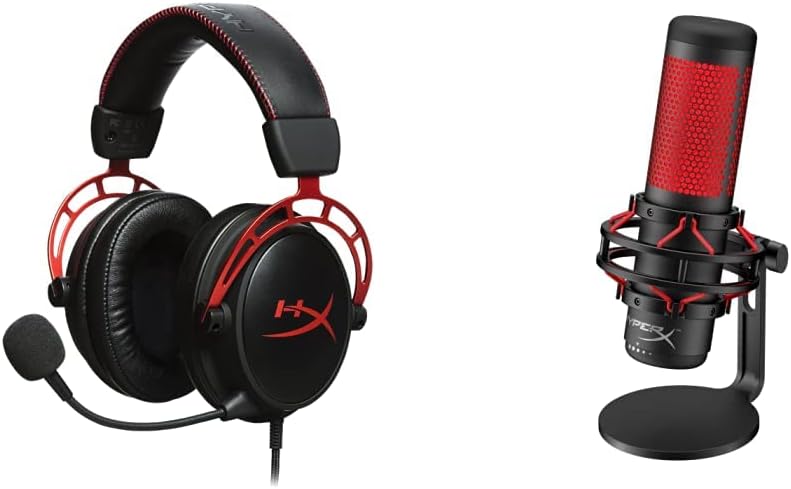 HyperX Cloud Alpha QuadCast Gaming Headset Microphone — main product image