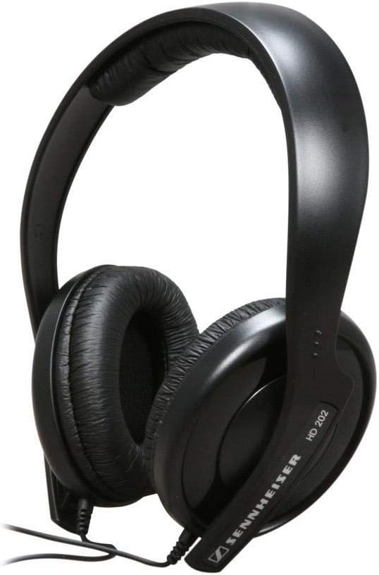 Sennheiser HD 202 II Professional DJ Headphones - Black