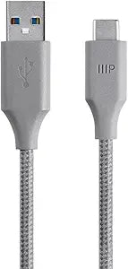 Monoprice 114857 USB-C to USB-A 3.0 Cable 6-inch