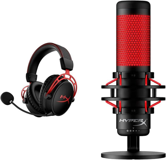 HyperX Cloud Alpha Wireless Gaming Headset QuadCast Mic