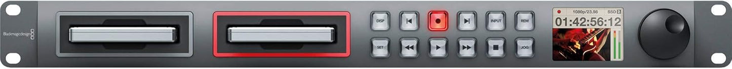 Blackmagic Design 002188 HyperDeck Studio 2 Recorder