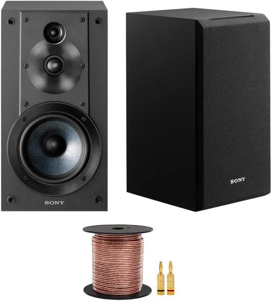 Sony SSCS5 3-Way Bookshelf Speaker System with Wire
