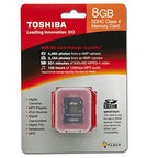Toshiba SD-K08G2B8TRT 8GB SDHC Class 4 Memory Card