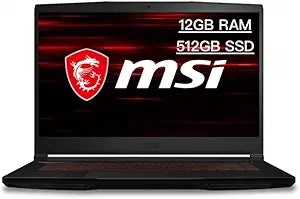 MSI GF63-10SCXR-222US 15.6" Gaming Laptop GTX1650