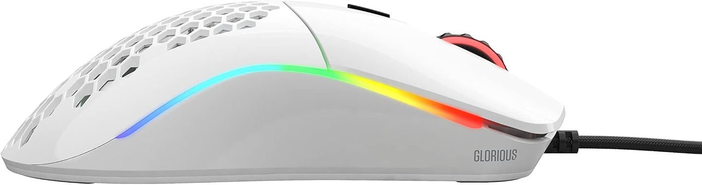 Glorious GOM-GWHITE Model O- (Minus) Ultralight Gaming Mouse