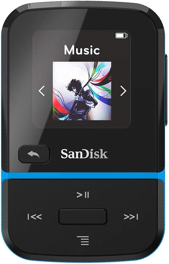 SanDisk SDMX30-032G-G46B 32GB Clip Sport Go MP3 Player — main product image