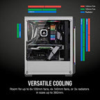 Corsair iCUE 220T RGB Airflow: ATX Mid-Tower Case, 3x SP120 RGB Fans