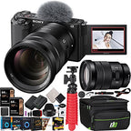 Sony E20SNILCZVE10BX6 ZV-E10 Vlog Camera with 18-105mm Lens Bundle