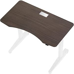 Monoprice 130908 Sit-Stand Riser Desk Top - Dark Walnut — main product image