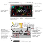 JVC KW-V960BW Wireless CarPlay Android Auto Car Stereo