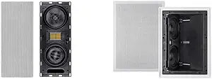 Monoprice Carbon Fiber In-Wall Speaker Set with Ribbon Tweeter — main product image