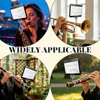 BOXOB Clarinet Flip Folder Set with Spare Sheet Music Sleeves