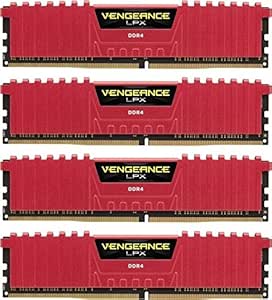 Corsair CMK16GX4M4C3200C16R Vengeance 16GB DDR4 3200MHz Red — main product image