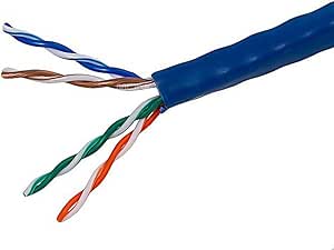 Monoprice 113668 Cat5e Ethernet Bulk Cable 250ft Blue