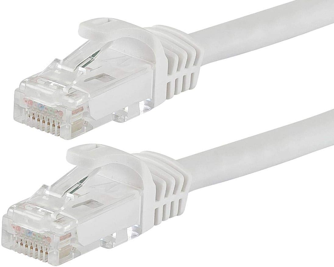 Monoprice 111335 Cat5e 3ft Patch Cable - White Ethernet
