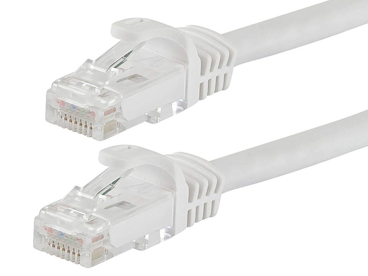 Monoprice 111389 Cat5e Ethernet Patch Cable 7ft - White