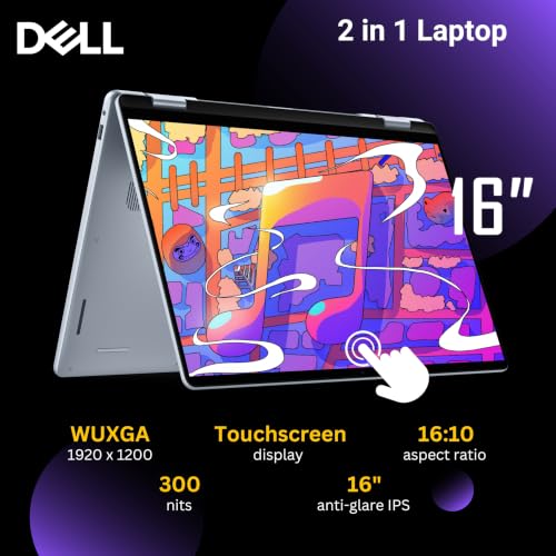 Dell 16 Plus 2-in-1 Convertible Touchscreen Laptop — main product image