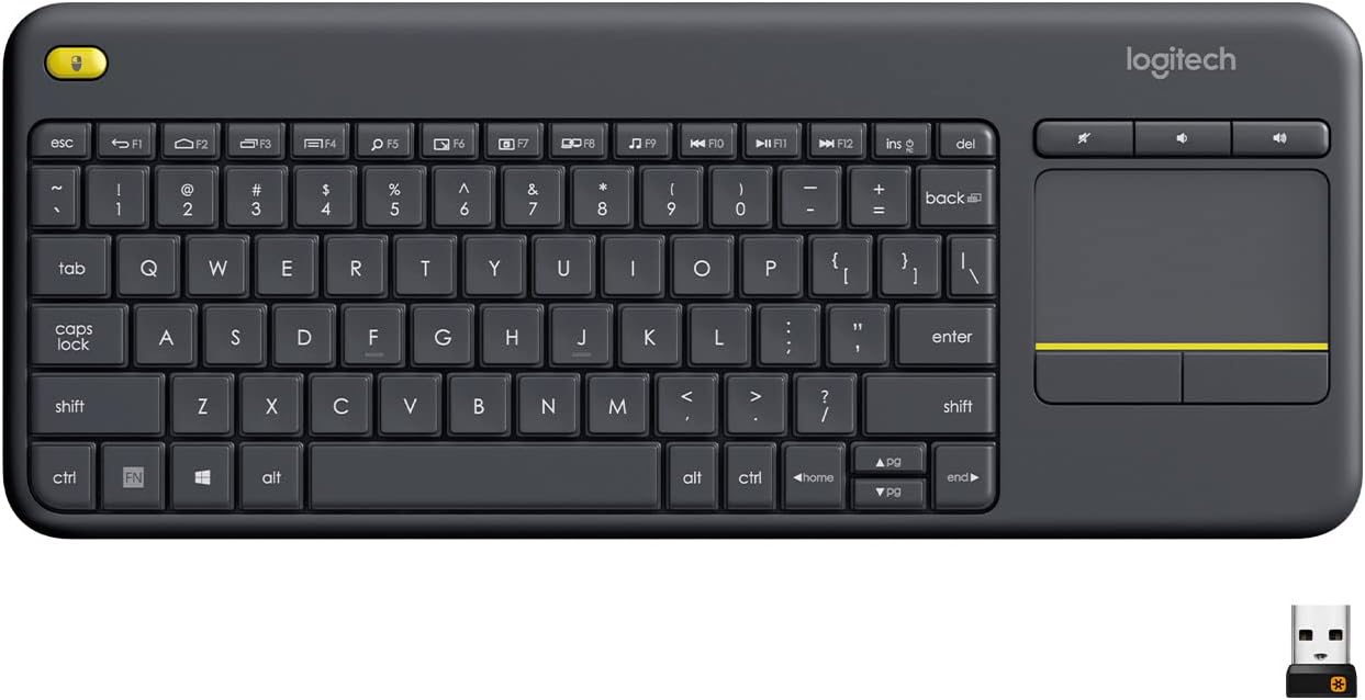 Logitech K400 Plus Wireless Touch Keyboard with Touchpad