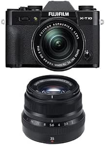 Fujifilm X-T10 Black XC16-50mm & XF35mm Lens