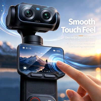 Orzero Insta360 Luna Ultra Cold Shoe Neck Bracket & Glass Kit