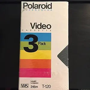 Polaroid 4331965019 Supercolor Video Cassette 3-Pack