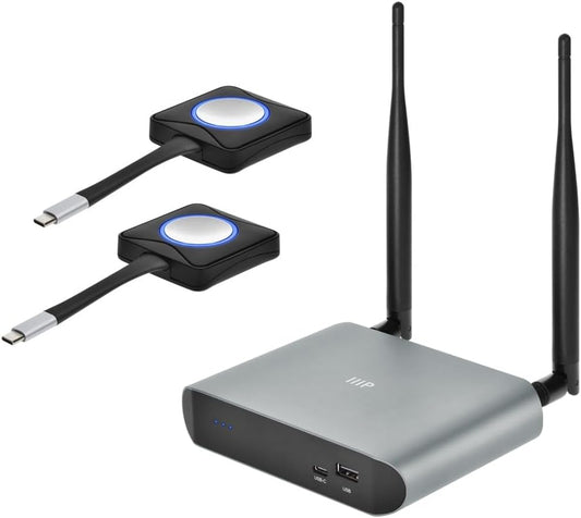 Monoprice 145008 One-Click 4K USB-C Wireless Presentation System