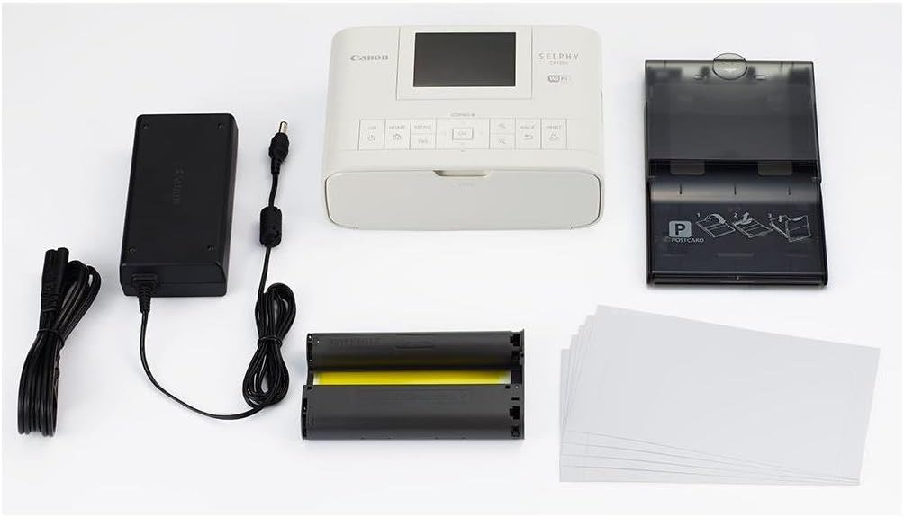 Canon MG2521 SELPHY CP1300 Wireless Compact Photo Printer Bundle