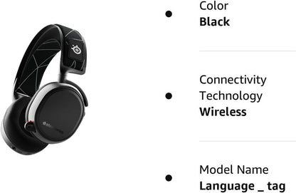 SteelSeries Arctis 9 Wireless Gaming Headset Bluetooth Renewed