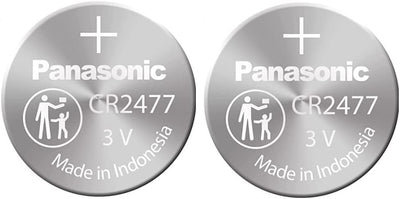 Panasonic CR2477 3V Lithium Coin Battery 2-Pack