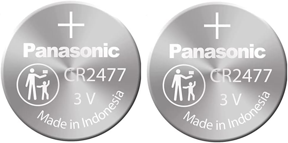 Panasonic CR2477 3V Lithium Coin Battery 2-Pack