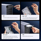 UGREEN 5-Bay USB-C RAID Enclosure for SATA Drives